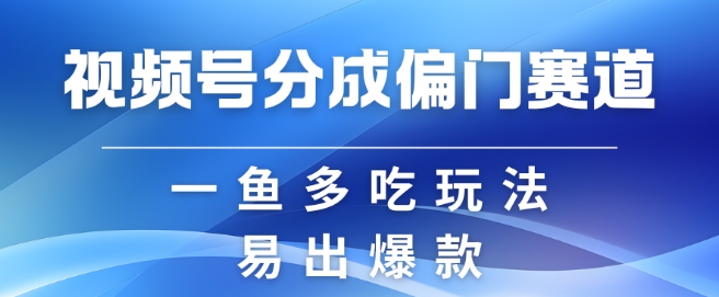 视频号创作者分成计划偏门类目，容易爆流，实拍内容简单易做【揭秘】